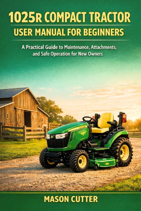 Kniha 1025R COMPACT TRACTOR USER MANUAL FOR BEGINNERS Mason Cutter