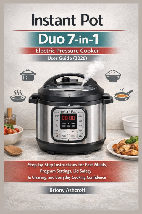 Kniha Instant Pot Duo 7-in-1 Electric Pressure Cooker User Guide (2026) Briony Ashcroft