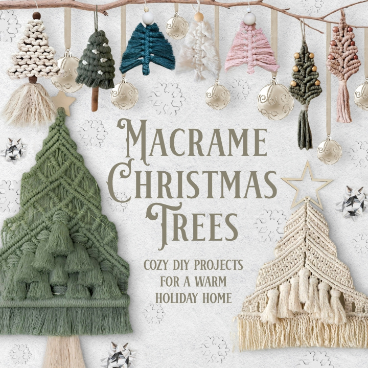 Kniha Macrame Christmas Trees Thomas Peace