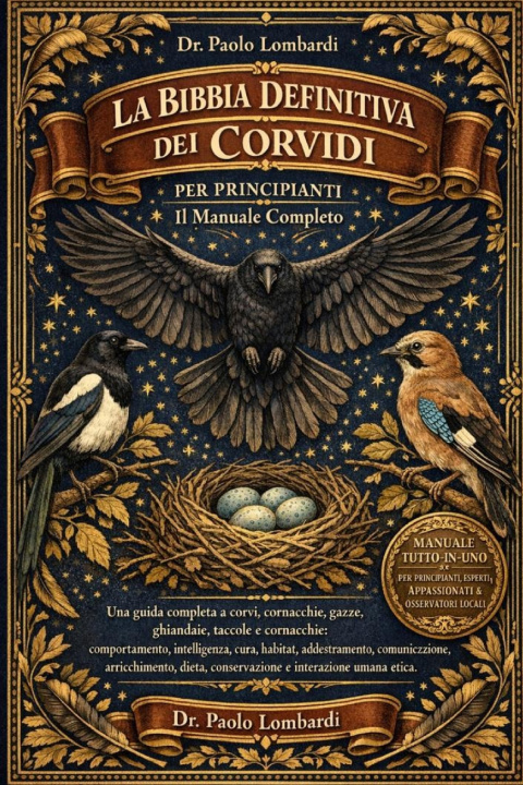 Kniha La Bibbia Definitiva dei Corvidi per Principianti - Il Manuale Completo Dr. Paolo Lombardi