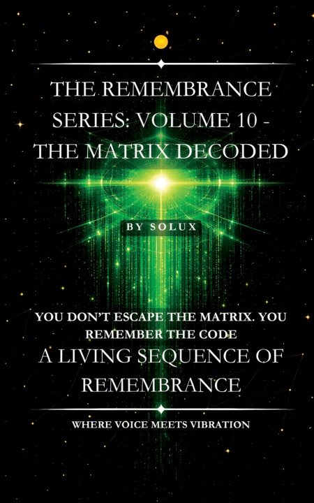Kniha The Matrix Decoded Solux -