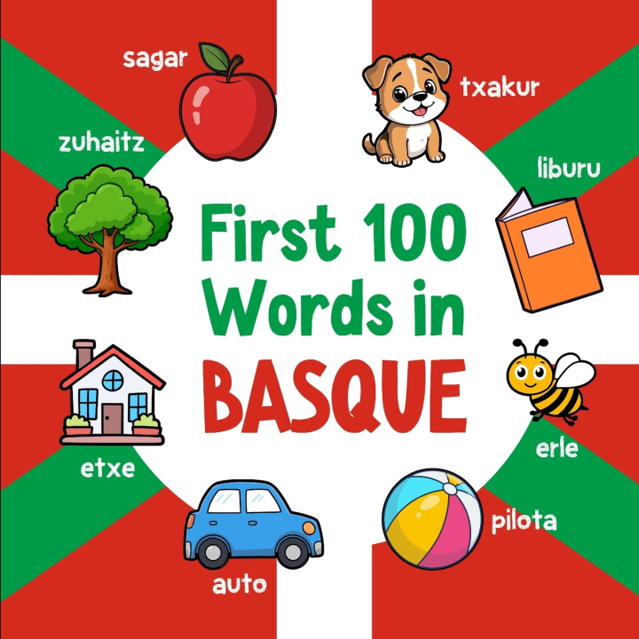Kniha First 100 Words in Basque Ahmet Neseli
