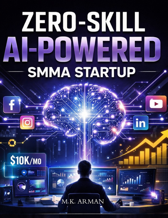 Kniha Zero-Skill AI-Powered SMMA Startup M.K. Arman