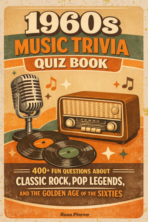 Kniha 1960s Music Trivia Quiz Book Rosa Pierce
