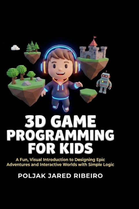 Kniha 3D GAME PROGRAMMING FOR KIDS Poljak Jared Ribeiro