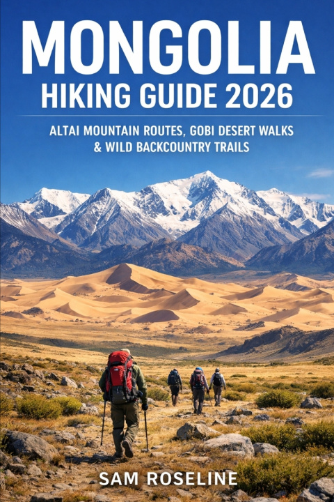 Kniha MONGOLIA HIKING GUIDE 2026 SAM ROSELINE