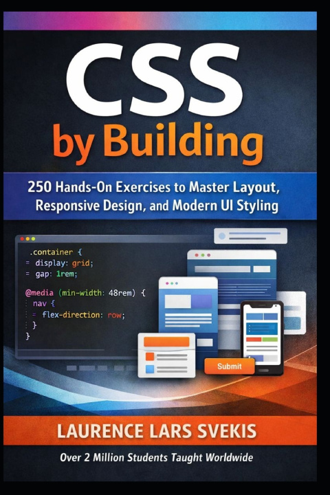 Kniha CSS by Building Laurence Lars Svekis