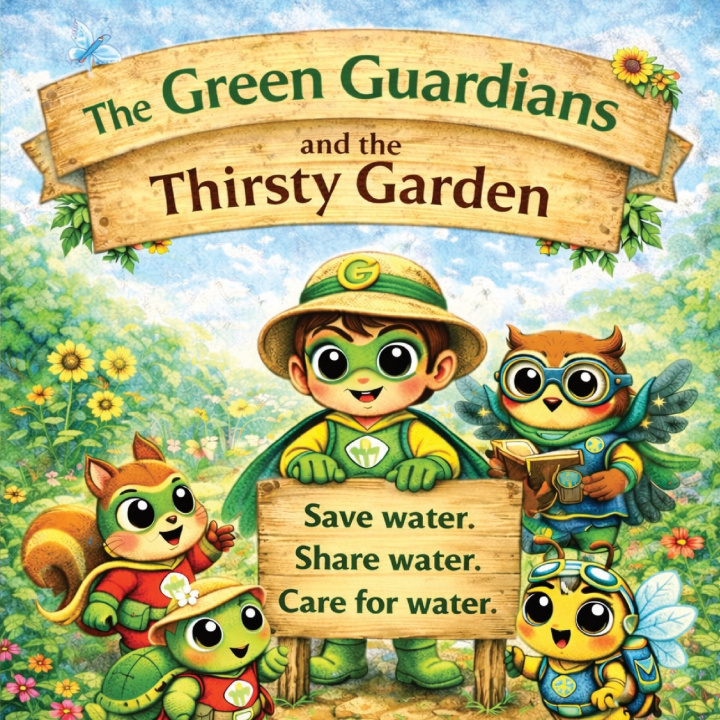 Libro The Green Guardians and the Thirsty Garden DB Wolf
