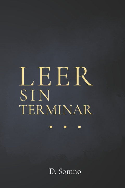 Kniha Leer sin terminar D. Somno