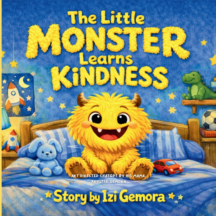 Kniha The Little Monster Learns Kindness Izi Gemora