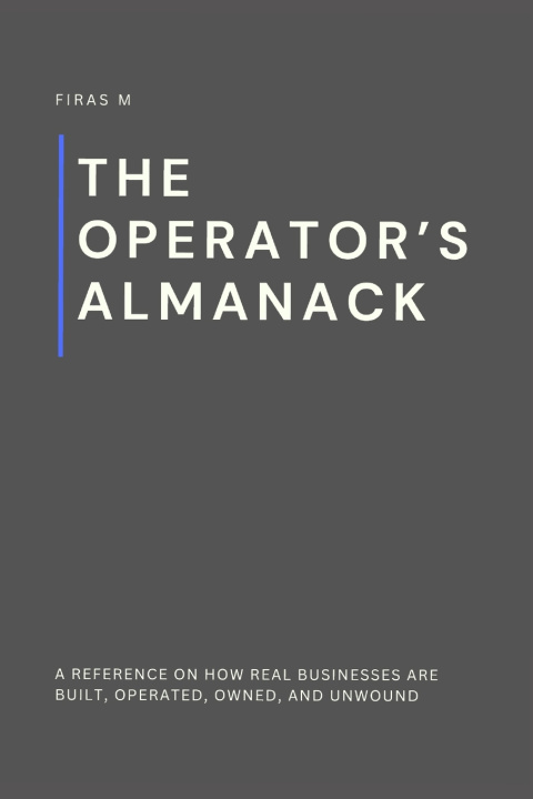 Kniha The Operator's Almanack FIRAS M