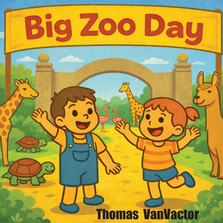 Kniha Big Zoo Day THOMAS N VANVACTOR