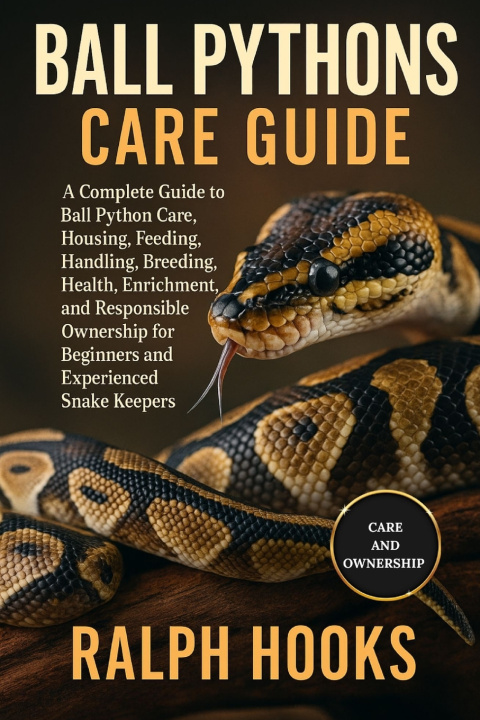 Kniha BALL PYTHONS CARE GUIDE RALPH HOOKS