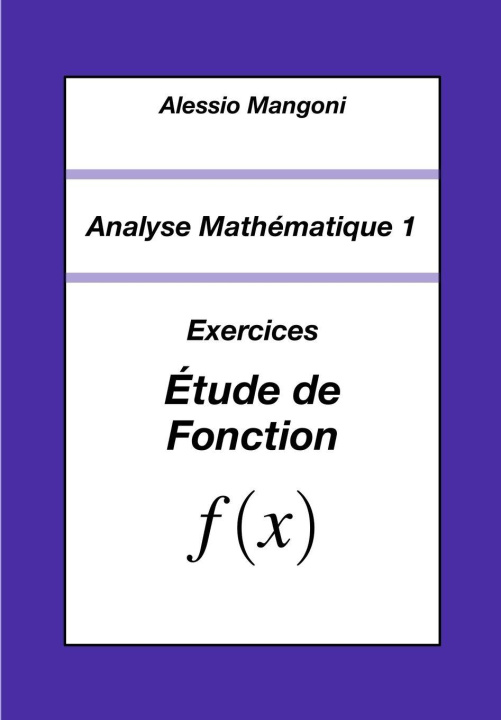 Kniha Analyse Mathématique 1 Alessio Mangoni