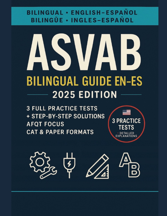 Книга ASVAB Bilingual Guide EN-ES Carlos A. Bennett