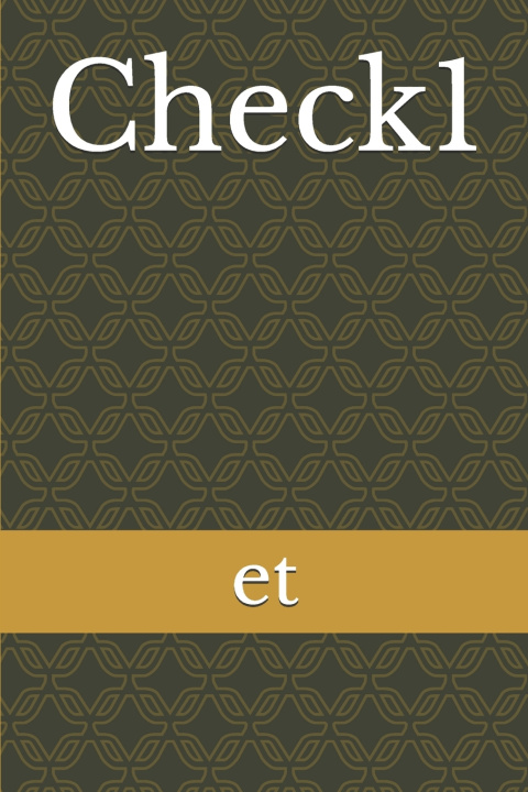 Kniha Check1 et