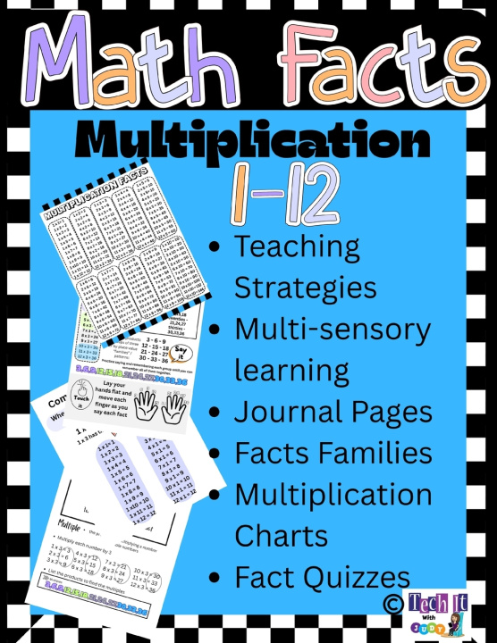 Kniha Mastering Math Facts 1-12 J Kirby Paschal