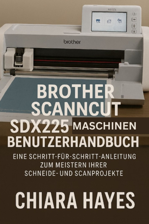 Libro Brother ScanNCut SDX225 Maschinen Benutzerhandbuch Chiara Hayes