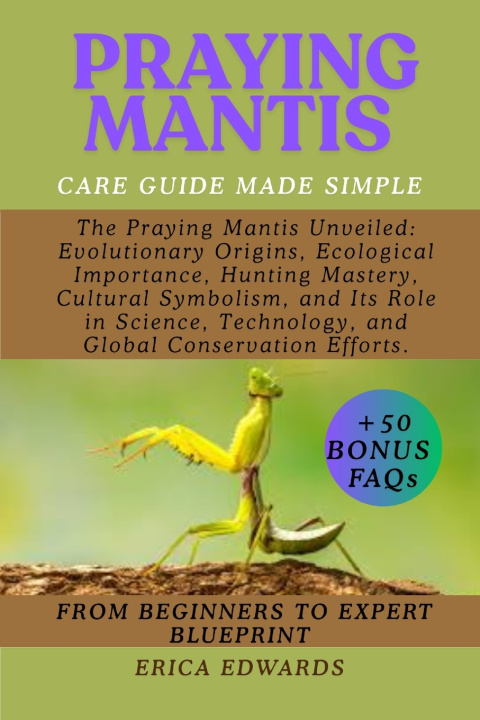 Könyv PRAYING MANTIS ERICA EDWARDS