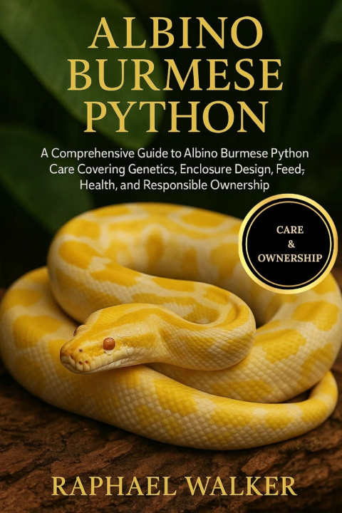 Könyv ALBINO BURMESE PYTHON RAPHAEL WALKER