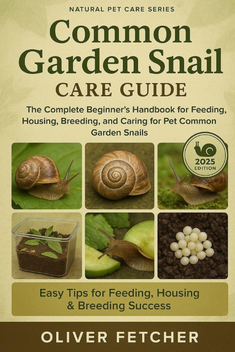 Книга Common Garden Snail Care Guide OLIVER FETCHER
