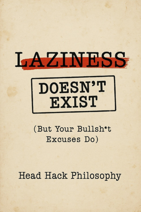 Libro Laziness Doesn't Exist Head Hack Philosophy