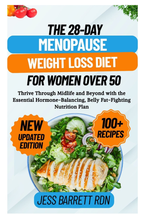 Libro The 28-Day Menopause Weight Loss Diet for Women Over 50 JESS BARRETT RDN