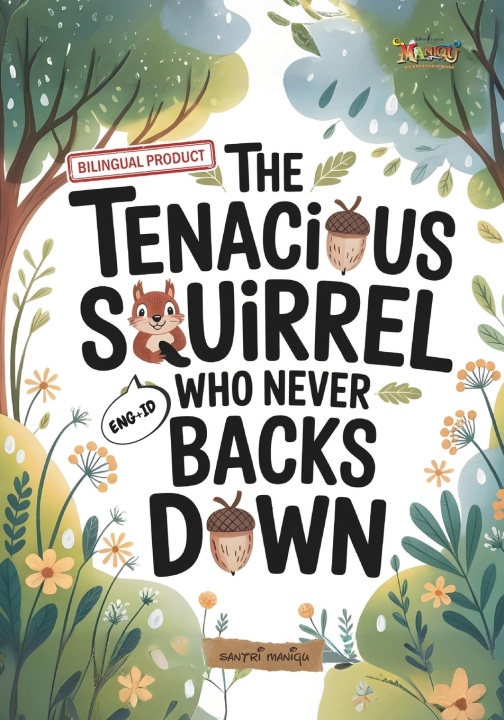 Kniha The Tenacious Squirrel Who Never Backs Down Santri Maniqu