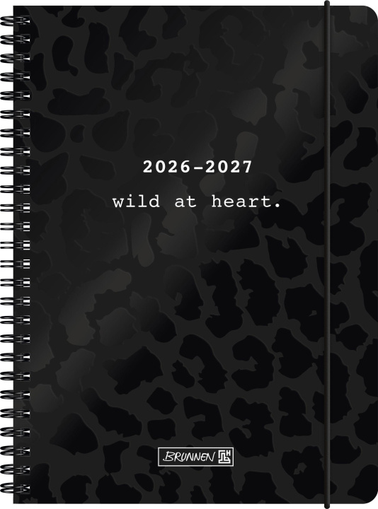 Kalendár/Diár Schülerkalender 2026/2027 BLACK 