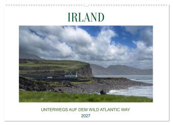 Kalendár/Diár Irland - Unterwegs auf dem Wild Altantic Way (Wandkalender 2027 DIN A2 quer), CALVENDO Monatskalender Calvendo