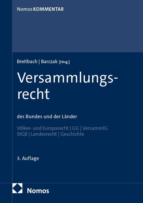 Kniha Versammlungsrecht Michael Breitbach