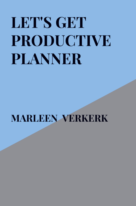 Buch Let's Get Productive Planner Marleen Verkerk