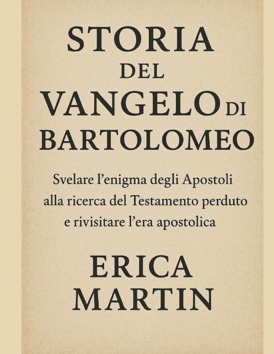 Książka STORIA DEL VANGELO DI BARTOLOMEO Erica Martin