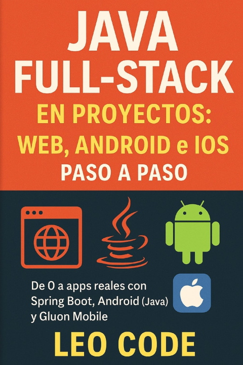 Könyv Java Full-Stack en Proyectos Leo Code