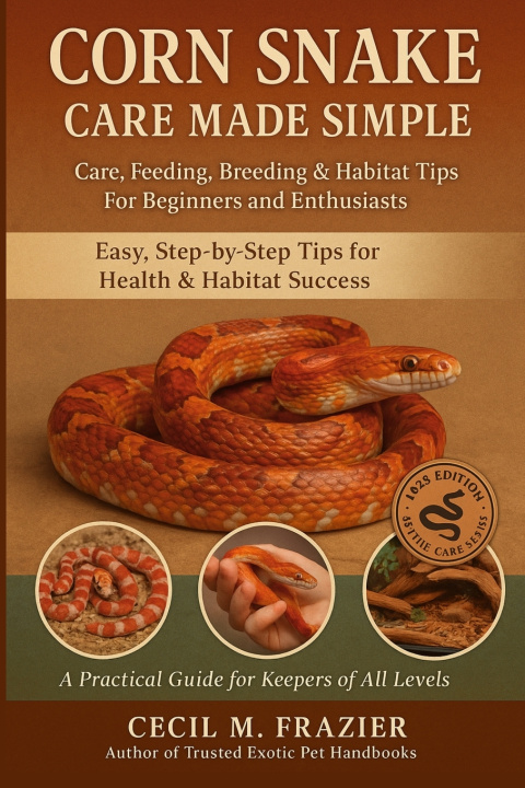 Kniha CORN SNAKE CARE MADE SIMPLE CECIL M. FRAZIER