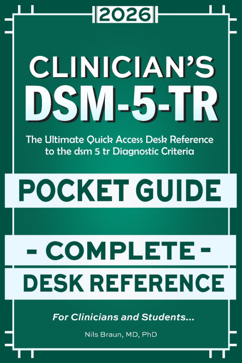 Książka DSM-5-Tr Clinician's Pocket Guide MD PhD Nils Braun