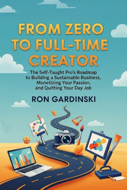 Kniha From Zero to Full-Time Creator Ron Gardinski