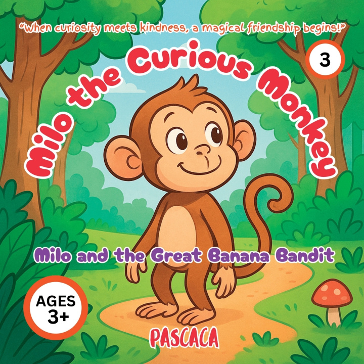 Kniha Milo the Curious Monkey Iscomi Pascaca