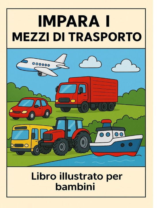 Kniha Impara i Mezzi di Trasporto - Libro Illustrato Educativo per Bambini 2-6 Anni Speed Just