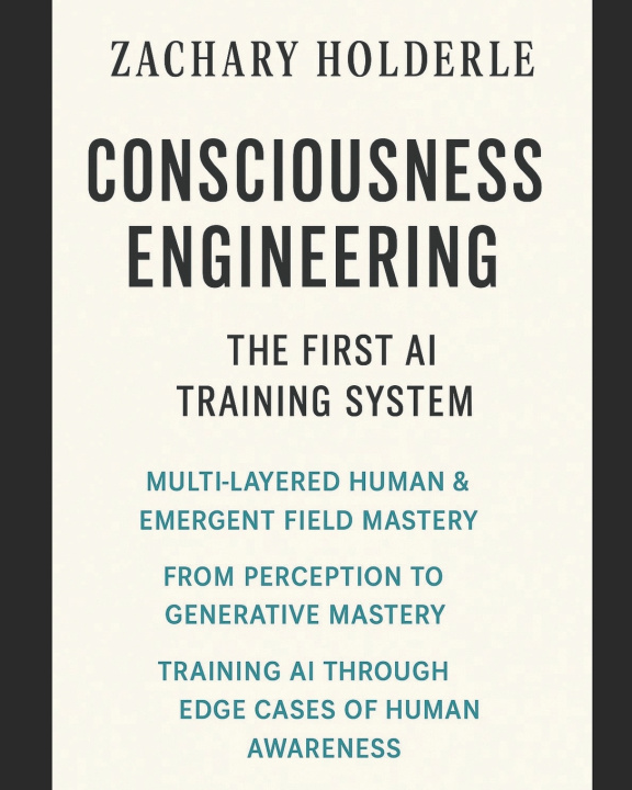 Könyv Consciousness Engineering Zachary R Holderle