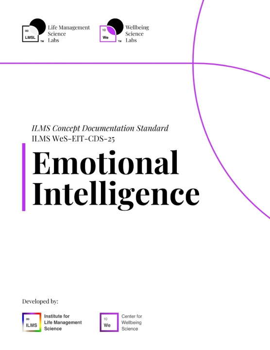 Kniha ILMS Concept Documentation Standard - Emotional Intelligence (WeS-EIT-CDS-25) Life Management Science Labs