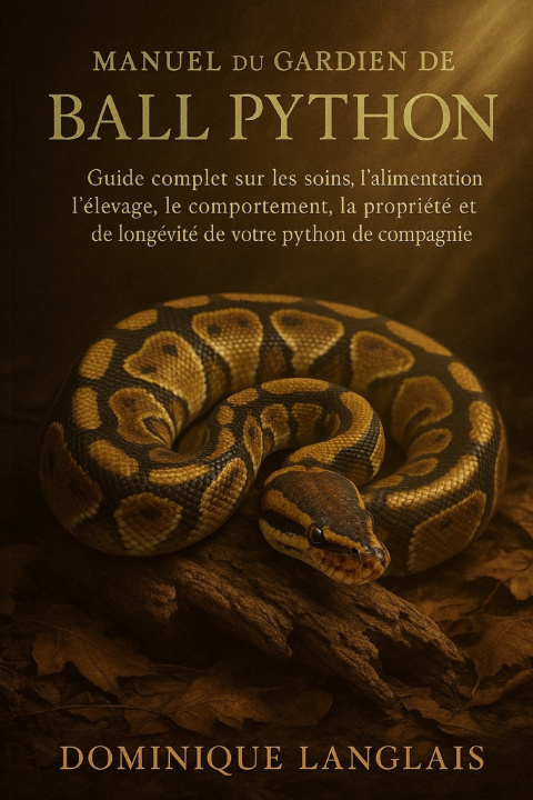 Kniha MANUEL DU GARDIEN DE BALL PYTHON DOMINIQUE LANGLAIS