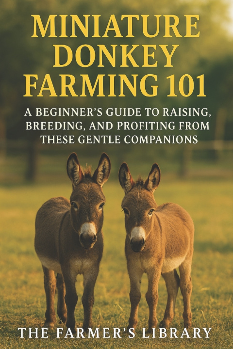 Книга Miniature Donkey Farming 101 Farmer's Library