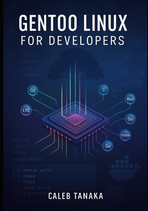 Kniha GENTOO LINUX FOR DEVELOPERS CALEB TANAKA