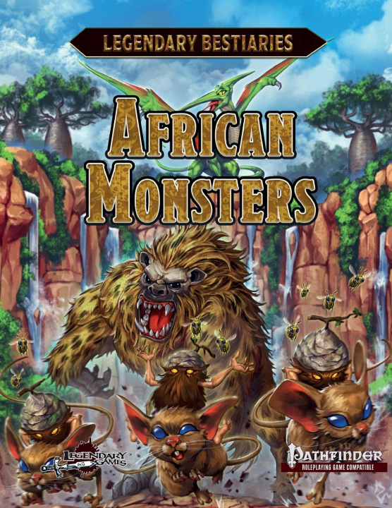 Kniha African Monsters (PF1) Matt Goodall
