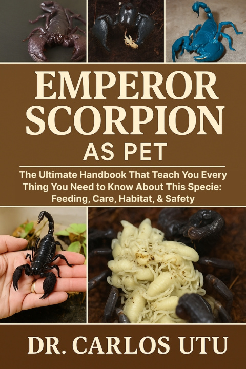 Книга EMPEROR SCORPION AS PET Dr. Carlos Utu