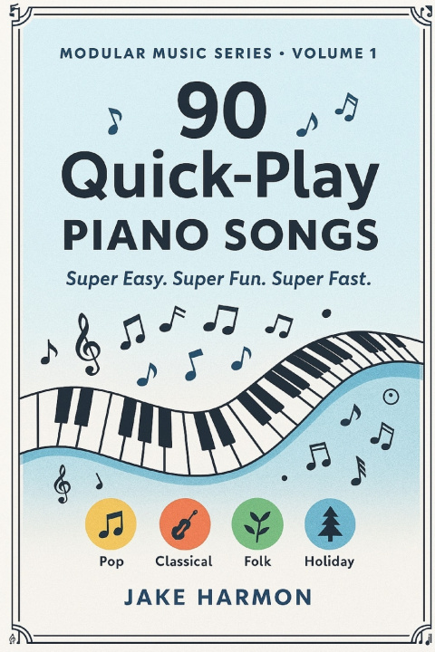 Książka 90 Quick-Play Piano Songs Jake Harmon
