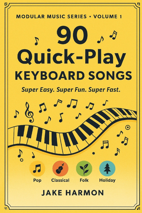 Boek 90 Quick-Play Keyboard Songs Jake Harmon