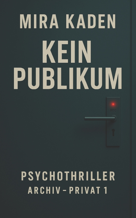 Könyv Kein Publikum Mira Kaden