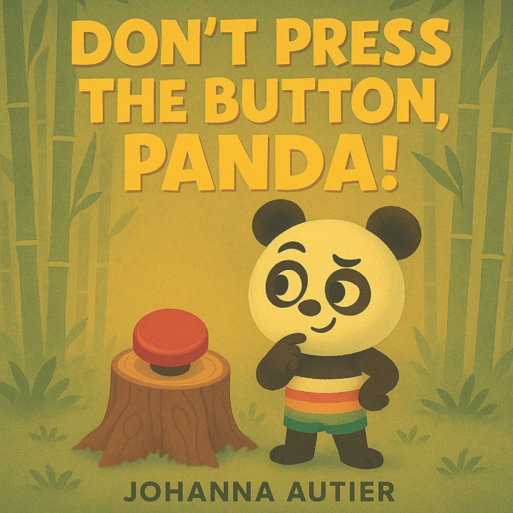 Kniha Don't press the button panda Johanna Autier